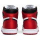 Wmns Air Jordan 1 Retro High Satin Black Toe Black/White-Varsity RedCD0461 016 AJ 1 Sneakers