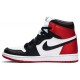 Wmns Air Jordan 1 Retro High Satin Black Toe Black/White-Varsity RedCD0461 016 AJ 1 Sneakers