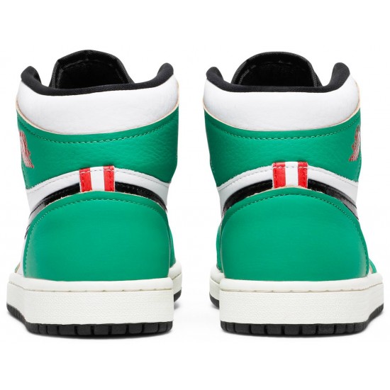 Wmns Air Jordan 1 Retro High OG Lucky Green Lucky Green/White/Sail/Black DB4612 300 AJ 1 Sneakers