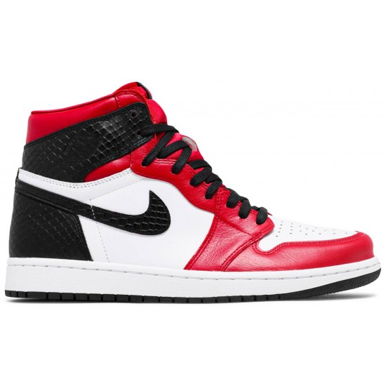 Wmns Air Jordan 1 Retro High OG Satin Red University Red/White/Black CD0461 601 AJ 1 Sneakers