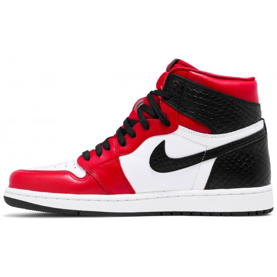 Wmns Air Jordan 1 Retro High OG Satin Red University Red/White/Black CD0461 601 AJ 1 Sneakers