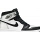 Wmns Air Jordan 1 Retro High OG Silver Toe Black/Metallic Silver/White/BlackCD0461 001 AJ 1 Sneakers