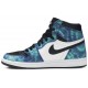 Wmns Air Jordan 1 Retro High OG Tie-Dye White/Black/Aurora Green CD0461 100 AJ 1 Sneakers