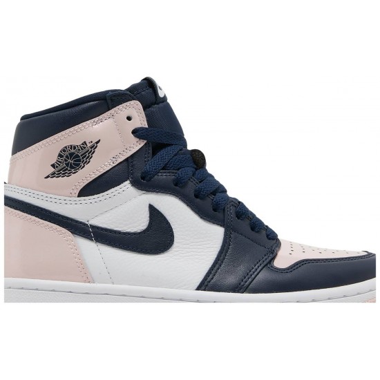 Wmns Air Jordan 1 Retro High OG SE Bubble Gum Atmosphere/White/Laser Pink/ObsidianDD9335 641 AJ 1 Sneakers