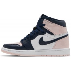 Wmns Air Jordan 1 Retro High OG SE 'Bubble Gum' Atmosphere/White/Laser Pink/ObsidianDD9335 641 AJ 1 Sneakers