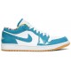 Air Jordan 1 Low Barcelona Cyber Teal/Cyber Teal/White DC6991 400 AJ 1 Sneakers