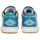 Air Jordan 1 Low Barcelona Cyber Teal/Cyber Teal/White DC6991 400 AJ 1 Sneakers