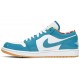 Air Jordan 1 Low Barcelona Cyber Teal/Cyber Teal/White DC6991 400 AJ 1 Sneakers