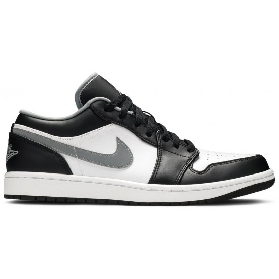 Air Jordan 1 Low Black Medium GreyBlack/Medium Grey/White 553558 040 AJ 1 Sneakers