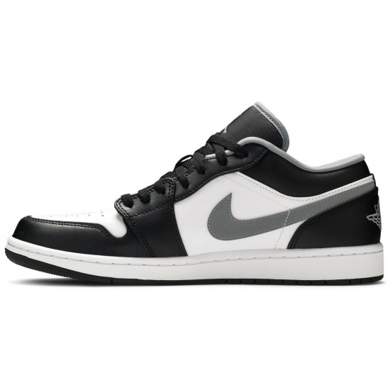 Air Jordan 1 Low Black Medium GreyBlack/Medium Grey/White 553558 040 AJ 1 Sneakers