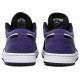 Air Jordan 1 Low Court Purple White/Court Purple/Black553558 500 AJ 1 Sneakers