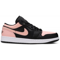 Air Jordan 1 Low 'Crimson Tint' Black/Crimson Tint/Hyper Pink/White 553558 034 AJ 1 Sneakers