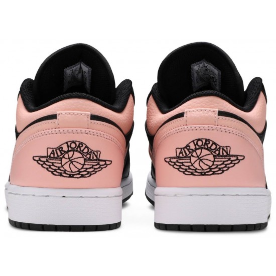 Air Jordan 1 Low Crimson Tint Black/Crimson Tint/Hyper Pink/White 553558 034 AJ 1 Sneakers