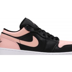 Air Jordan 1 Low 'Crimson Tint' Black/Crimson Tint/Hyper Pink/White 553558 034 AJ 1 Sneakers