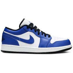 Air Jordan 1 Low 'Game Royal' White/Game Royal/Black 553558 124 AJ 1 Sneakers