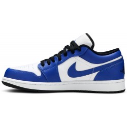 Air Jordan 1 Low 'Game Royal' White/Game Royal/Black 553558 124 AJ 1 Sneakers