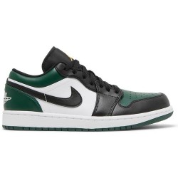 Air Jordan 1 Low 'Green Toe' Noble Green/Pollen/White/Black553558 371 AJ 1 Sneakers