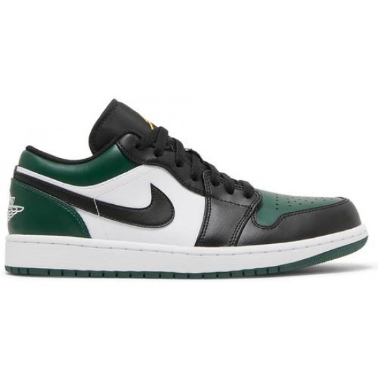 Air Jordan 1 Low Green Toe Noble Green/Pollen/White/Black553558 371 AJ 1 Sneakers