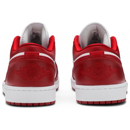 Air Jordan 1 Low Gym Red Gym Red/White 553558 611 AJ 1 Sneakers