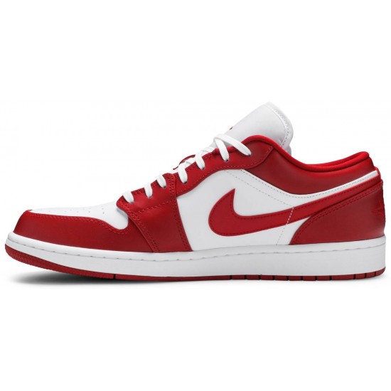 Air Jordan 1 Low Gym Red Gym Red/White 553558 611 AJ 1 Sneakers