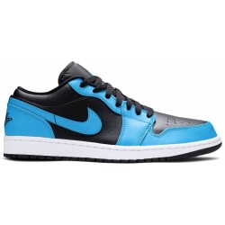 Air Jordan 1 Low 'Laser Blue' Laser Blue/Black/White 553558 410 AJ 1 Sneakers