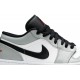 Air Jordan 1 Low Light Smoke Grey Light Smoke Grey/Gym Red/White 553558 030 AJ 1 Sneakers