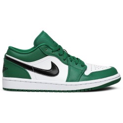 Air Jordan 1 Low 'Pine Green' Pine Green/Black/White 553558 301 AJ 1 Sneakers