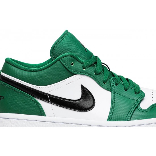 Air Jordan 1 Low Pine Green Pine Green/Black/White 553558 301 AJ 1 Sneakers