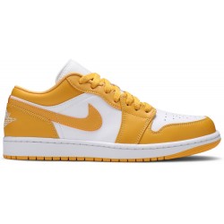 Air Jordan 1 Low 'Pollen' White/Pollen553558 171 AJ 1 Sneakers