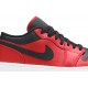 Air Jordan 1 Low Reverse Bred Black/Black/Gym Red553558 606 AJ 1 Sneakers