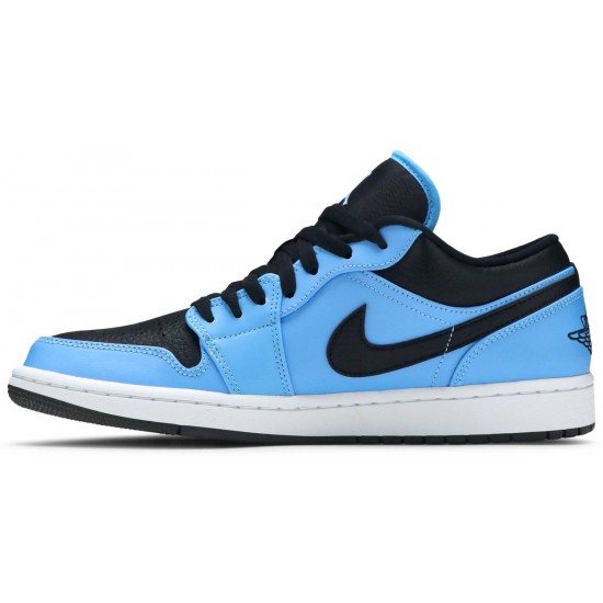 Air Jordan 1 Low University Blue Black University Blue/Black/White 553558 403 AJ 1 Sneakers