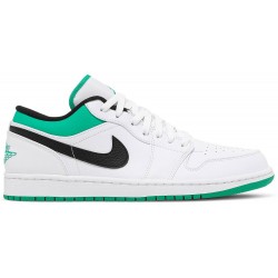 Air Jordan 1 Low 'White Lucky Green' White/Stadium Green/Lucky Green/Black 553558 129 AJ 1 Sneakers