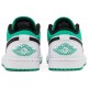 Air Jordan 1 Low White Lucky Green White/Stadium Green/Lucky Green/Black 553558 129 AJ 1 Sneakers