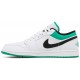 Air Jordan 1 Low White Lucky Green White/Stadium Green/Lucky Green/Black 553558 129 AJ 1 Sneakers