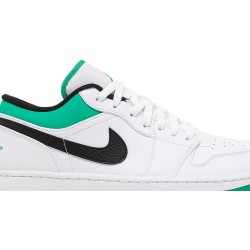 Air Jordan 1 Low 'White Lucky Green' White/Stadium Green/Lucky Green/Black 553558 129 AJ 1 Sneakers