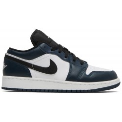 Air Jordan 1 Low GS 'Armory Navy' Armory Navy/Black/White 553560 411 AJ 1 Sneakers