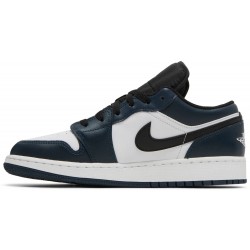 Air Jordan 1 Low GS 'Armory Navy' Armory Navy/Black/White 553560 411 AJ 1 Sneakers