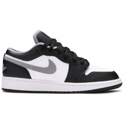 Air Jordan 1 Low GS 'Black Medium Grey' Black/Medium Grey/White 553560 040 AJ 1 Sneakers