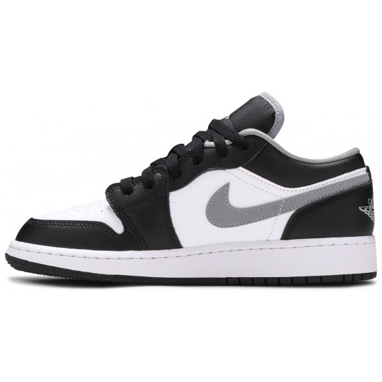 Air Jordan 1 Low GS Black Medium Grey Black/Medium Grey/White 553560 040 AJ 1 Sneakers