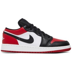 Air Jordan 1 Low GS 'Bred Toe' Gym Red/White/Black553560 612 AJ 1 Sneakers