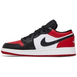 Air Jordan 1 Low GS 'Bred Toe' Gym Red/White/Black553560 612 AJ 1 Sneakers