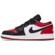 Air Jordan 1 Low GS Bred Toe Gym Red/White/Black553560 612 AJ 1 Sneakers