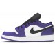 Air Jordan 1 Low GS Court Purple Court Purple/Black/White 553560 500 AJ 1 Sneakers