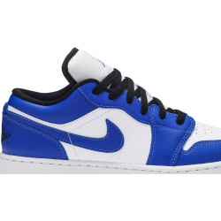 Air Jordan 1 Low GS 'Game Royal' White/Game Royal/Black 553560 124 AJ 1 Sneakers