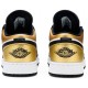 Air Jordan 1 Low GS Gold Toe Metallic Gold/Black/White CQ9487 700 AJ 1 Sneakers