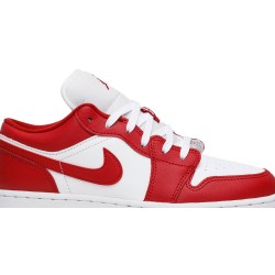 Air Jordan 1 Low GS 'Gym Red' Gym Red/Gym Red/White 553560 611 AJ 1 Sneakers