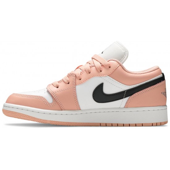 Air Jordan 1 Low GS Light Arctic Pink Light Arctic Pink/White/Black 553560 800 AJ 1 Sneakers