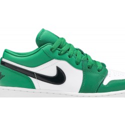 Air Jordan 1 Low GS 'Pine Green' Pine Green/Black/White 553560 301 AJ 1 Sneakers