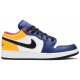 Air Jordan 1 Low GS Royal Yellow White/Track Red/Deep Sapphire Blue/Laser Orange/Black 553560 123 AJ 1 Sneakers