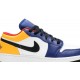 Air Jordan 1 Low GS Royal Yellow White/Track Red/Deep Sapphire Blue/Laser Orange/Black 553560 123 AJ 1 Sneakers